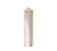 Ferm Living Drip pillar candle Warm Grey, 20 cm