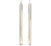 Ferm Living - Dryp Candles 30 cm 2-pack, Warm Grey - Warm Grey