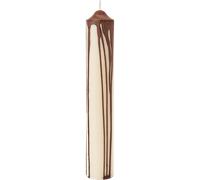 Ferm Living - Dryp Pillar Candle 30 cm, Dark Chocolate - Dark Chocolate