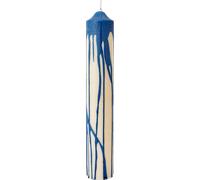 Ferm Living - Dryp Pillar Candle 30 cm, Deep Blue - Deep Blue