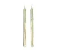 Ferm Living Dryp stearin candle 2-pack Tea Green