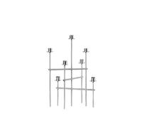 Ferm Living Elysia Candle Holder Brushed Stainless Steel