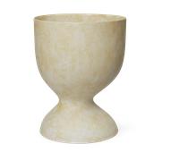Ferm Living Evoke flower pot 45 cm Warm Sand