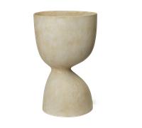 Ferm Living Evoke flower pot 70 cm Warm Sand