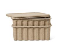 Ferm Living Ferm large box paper with lid 2-pack brown