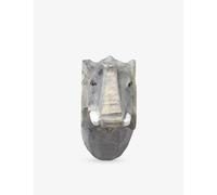 Ferm Living Ferm Living Elephant Hand-Carved Wooden Hook 9.5cm Grey