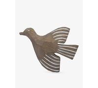 Ferm Living Ferm Living Lola Bird Hand-Carved Wooden Hook 11cm Anthrachite