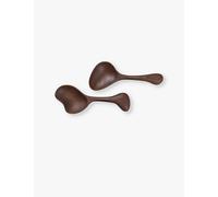 Ferm Living Ferm Living Os Ash-Wood Salad Servers Dark Brown