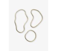 Ferm Living Ferm Living Pond Set Of Three Brass Trivets 25cm Brass