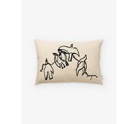 Ferm Living Ferm Living Utzon - Can Lis Vuelo Cotton and Linen-Blend Cushion 60cm x 40cm Natural