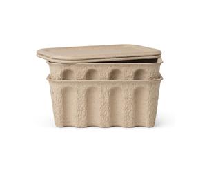 Ferm Living Ferm storage box paper small 2-pack brown
