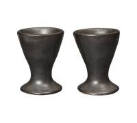 Ferm Living Flow egg cups 2-pack Black