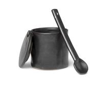 Ferm Living Flow jam-jar with spoon black