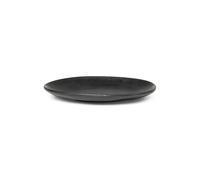 Ferm Living Flow small plate 15 cm black
