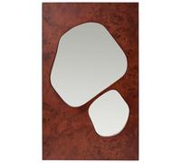 Ferm Living - Folia Mirror 50x82 cm, Dark stained Burlwood - Dark Stained