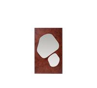 Ferm Living Folia Mirror H82 Dark Stained Burl Wood
