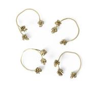 Ferm Living Forest napkin ring 4-pack Brass