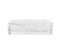 Ferm Living Gradia candle holder square 16x16 cm Clear