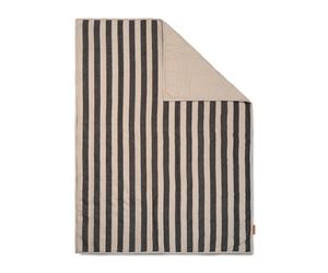 Ferm Living Grand blanket 120x170 cm Sand-black