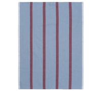 Ferm Living Hale kitchen towel 50x70 cm Faded blue-burgundy