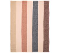 Ferm Living - Hale Kitchen Towel 50x70 cm, Mocca/Indigo Blue - Mocha