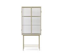 Ferm Living Haze Showcase Ribbed Glass Cashmere