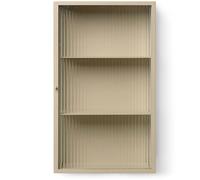 Ferm Living - Haze Wall Cabinet - Reeded Glas - Cashme - Cashmere