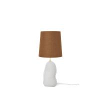 Ferm Living Hebe Table Lamp Medium White M. Brown Shade