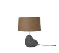 Ferm Living Hebe Table Lamp Small Black M. Brown Shade