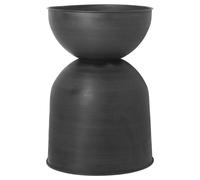 ferm LIVING Hourglass flower pot large Ø50 cm Black-dark grey