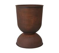 Ferm Living Hourglass flower pot large Ø50 cm Rust