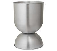 Ferm Living - Hourglass Pot H59 cm, Aluminium - Aluminium