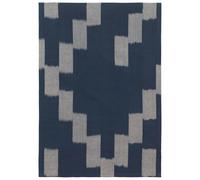 Ferm Living - Ikat Kitchen Towel 50x70 cm, Ink Blue / Parchment - Ink Blue