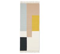 Ferm Living Kelim rug 70x180 cm squares