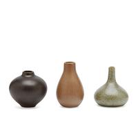 ferm LIVING Komo Mini Vases - Set of 3 Calm Blend One Size