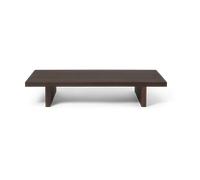 Ferm Living - Kona Low Side Table 78 x 14x 47.5 cm, Dark Stained - Dark Stained