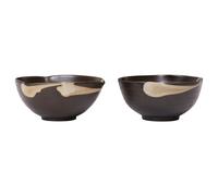 Ferm Living - Koyo Bowl Ø11.5, 2-pack - Dark Brown