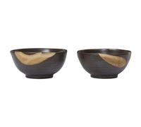 Ferm Living - Koyo Bowl Ø8.5 cm, 2-pack - Dark Brown