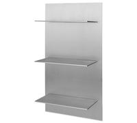 ferm LIVING Lager Wall Shelf - Triple Small Aluminium One Size