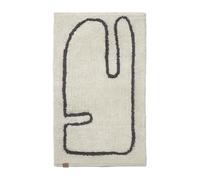 Ferm Living Lay bathroom rug 50x70 cm Off white-coffee