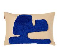 ferm LIVING Lay Cushion - Rectangular Sand/Bright Blue One Size
