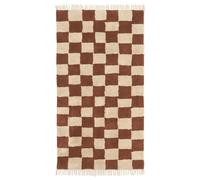 ferm LIVING Mara Washable Rug - 80x150cm Rust/Warm Sand