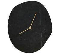 Ferm Living - Melt Wall Clock, Black Marble - Black Marble