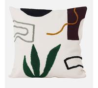ferm LIVING Mirage Cushion - Cacti Off White