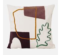 ferm LIVING Mirage cushion 50x50 cm Leaf