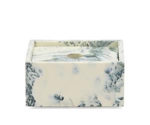 ferm LIVING Mist Box - 7.5x10cm Emerald/Off-White One Size