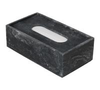 Ferm Living - Mist Tissue Box, Charcoal - Charcoal