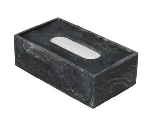 Ferm Living - Mist Tissue Box, Charcoal - Charcoal