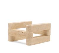 ferm LIVING Newel Modular Candle Holder - Set of 6 Travertin