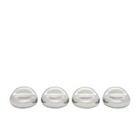 ferm LIVING Nube Planter Feet - Set of 4 Silver